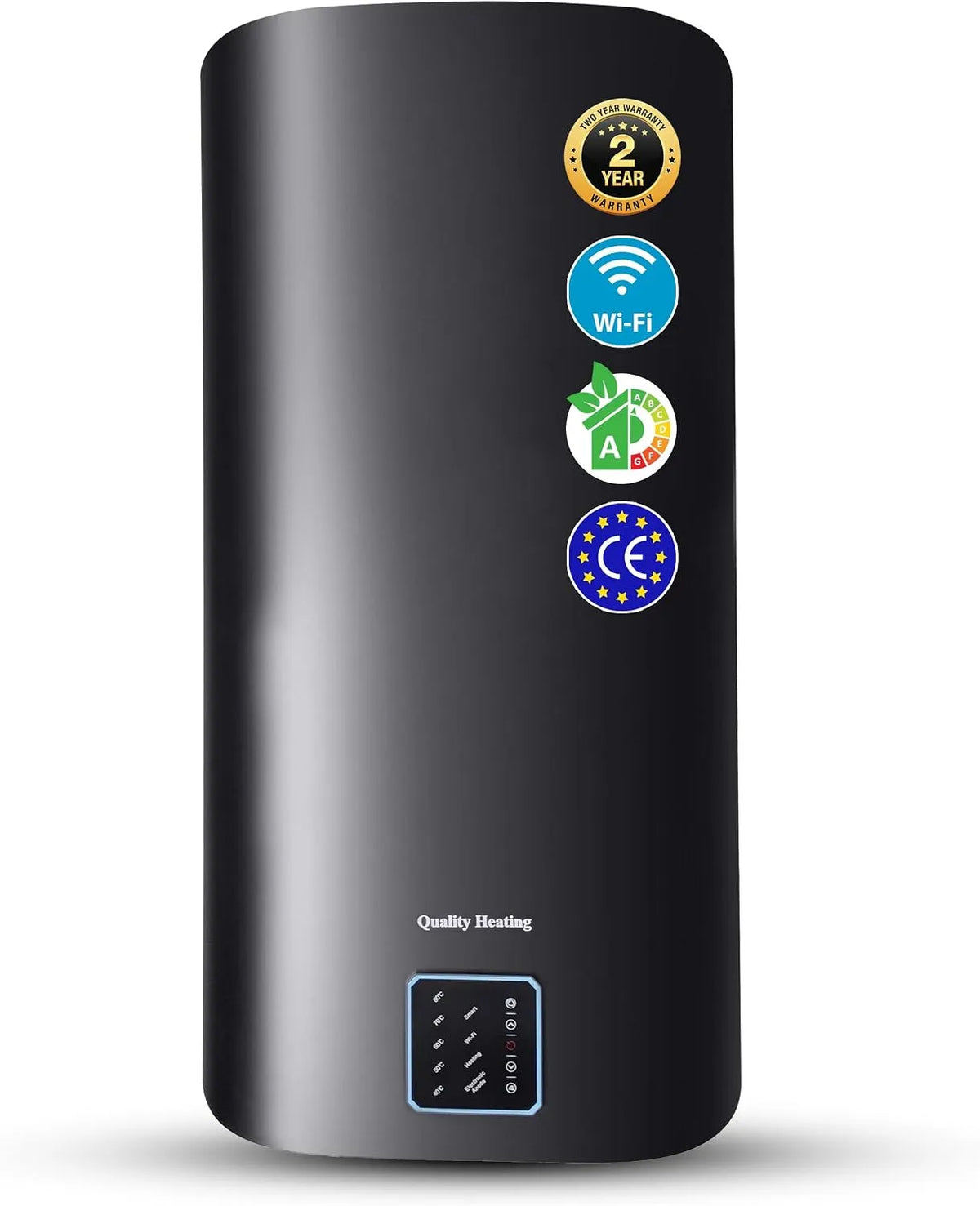 Scaldabagno, 80 L, 2000 W, Wi-Fi, ampio serbatoio, professionale, Boiler Elettrico Smart con Controllo da App, Cucina