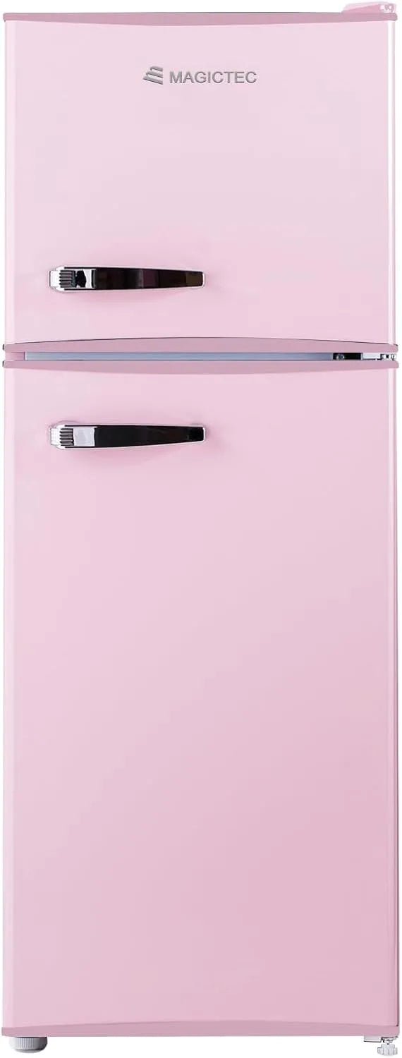 Congelatore, freezer verticale, magictec Frigorifero in stile retrò con congelatore