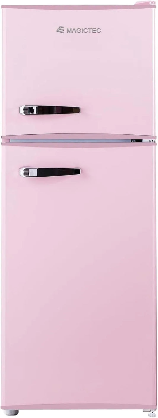Congelatore, freezer verticale, magictec Frigorifero in stile retrò con congelatore