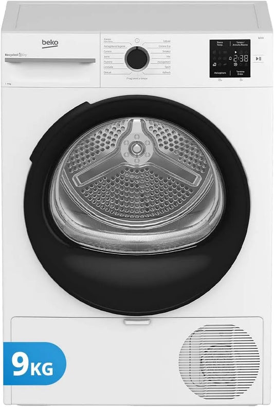 Beko BMTAM93EB Asciugatrice, 9 kg, classe energetica D, libera installazione