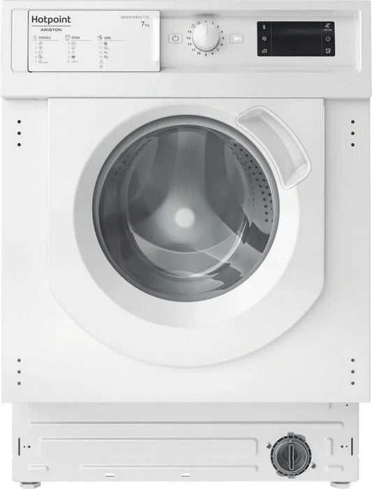 Lavatrice, 0 kg, da incasso, BI WMHG 71483 EU N, Hotpoint Ariston Lavatrice da incasso a carica frontale: 7