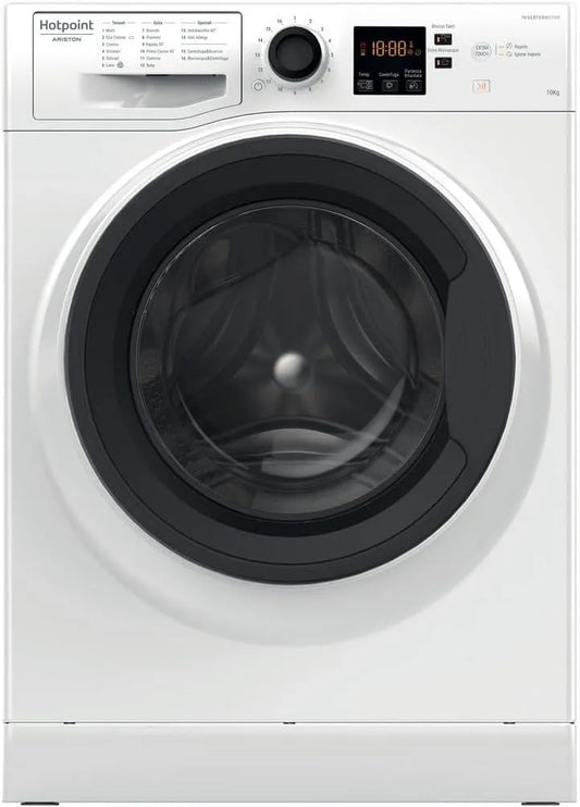 Lavatrice NF1044WK, 10 kg, classe energetica A, Hotpoint - Lavatrice Standard NF1044WK IT Zen Technology 10 Kg Classe A+++-10% Centrifuga 1400 giri