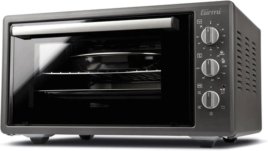 Forno elettrico, 45 L, 1400 W, Girmi FE4500, timer, grill, grigio, Timer 90 min, 45 Litri, Termostato Regolabile, Funzioni Cottura Base, Combinata