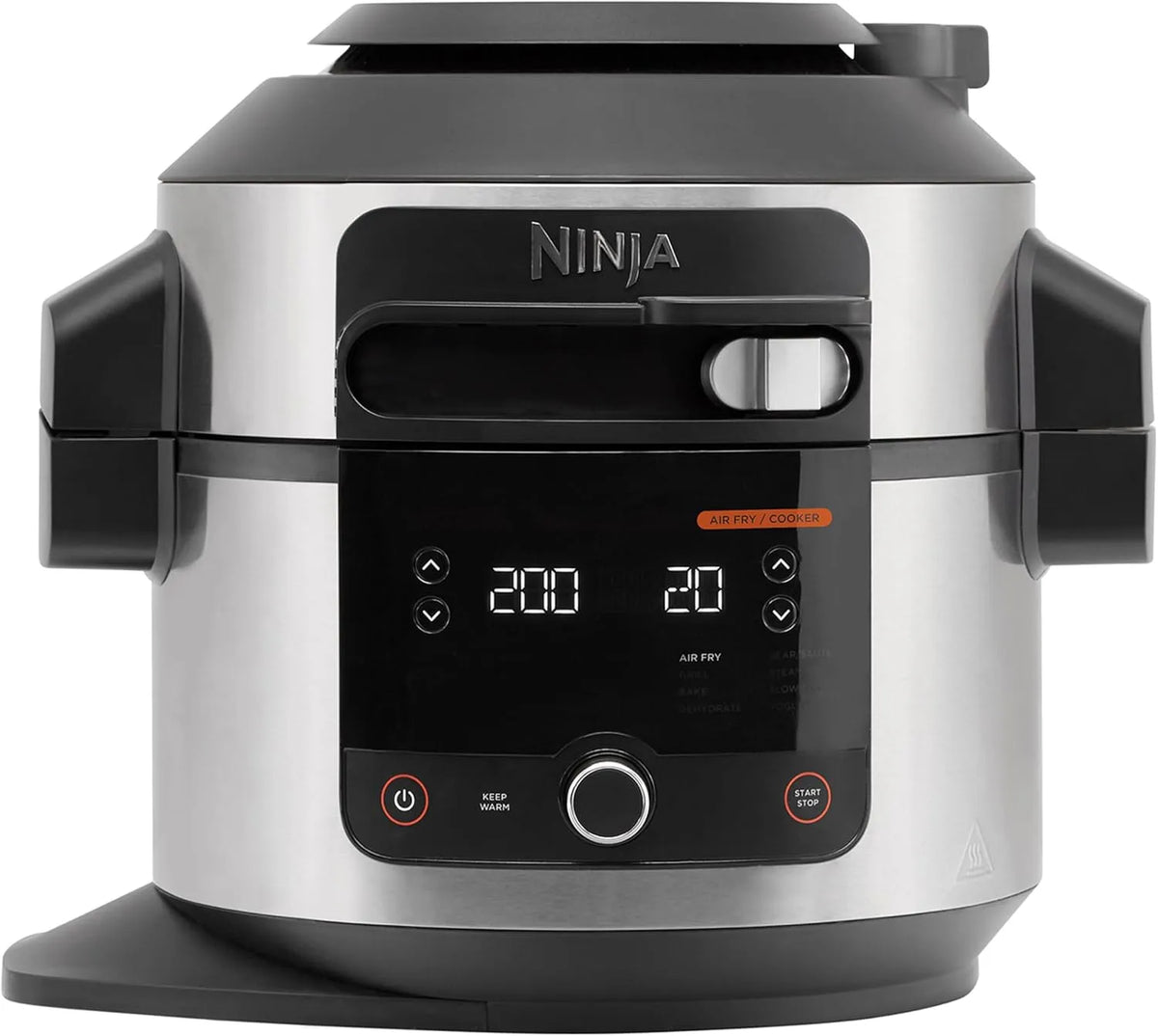 Ninja Multicooker con Coperchio SmartLid, Foodi MAX, Acciaio Inox, 6L