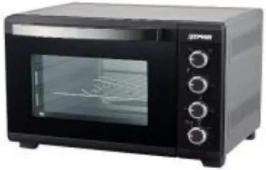 Forno elettrico, 42 L, 1600 W, da incasso, nero, 1600W, Funzione Rosticceria, Zephir Forno a incasso da 42 litri