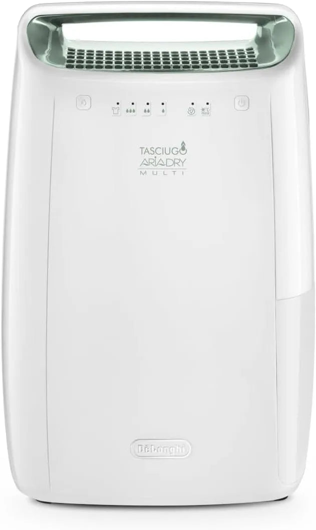 De'Longhi 12L, Giorno DEX212SF Deumidificatore, 12 L, portatile, bianco, Assorbi Umidità 12L, Asciugabiancheria, Antimuffa, Bassa Rumorosità