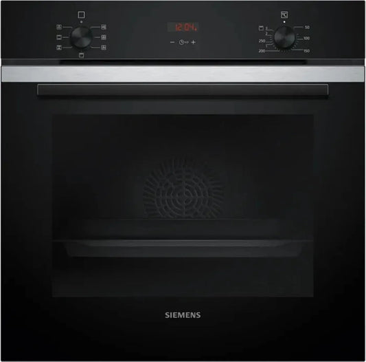 Forno elettrico HB213ABS3, 71 L, classe energetica E, da incasso, grill, acciaio inox, nero, 71 litri, Colore Nero