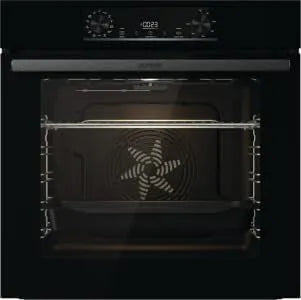 Gorenje BOS6737 E02B Forno elettrico, 77 L, da incasso, grill, nero, ExtraSteam, AirFry, PerfectGrill, Pizzmode 300°C, 77L, AquaClean, aria calda