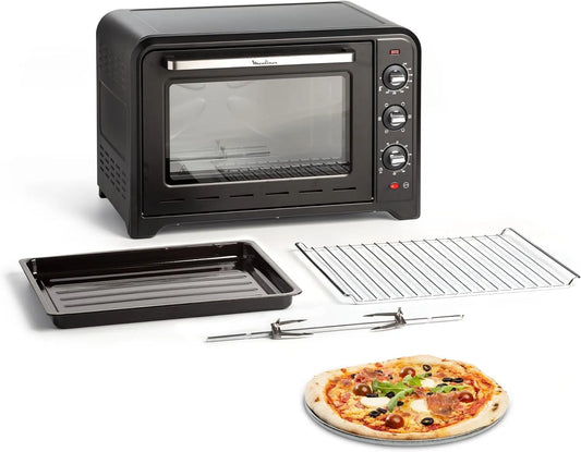 Moulinex OX4958 Forno elettrico, 60 L, nero, 7 modalità di cottura, Moulinex forno elettrico Optimo, colore nero