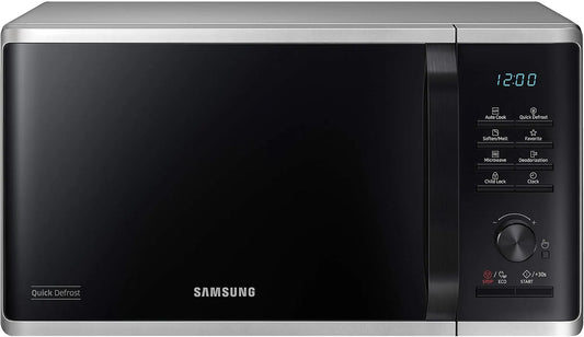Samsung MS2AK3515AS/EG Forno a microonde, 48, 9 cm, 800 W, interno in ceramica, scongelamento, 23 pezzi, larghezza 48