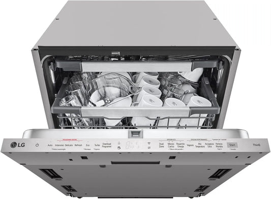 Lavastoviglie DB597TXS, classe energetica E, da incasso, 14 Coperti, Scomparsa Totale