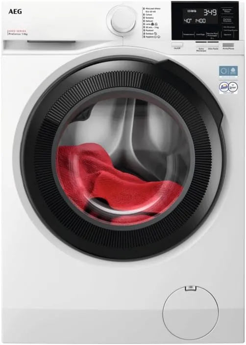 AEG Series 6000 LR6FG94 Lavatrice, 9 kg, bianco, min Bianco, AEG Series 6000 LR6FG94 Lavatrice Caricamento Frontale 9 kg 1350 Giri
