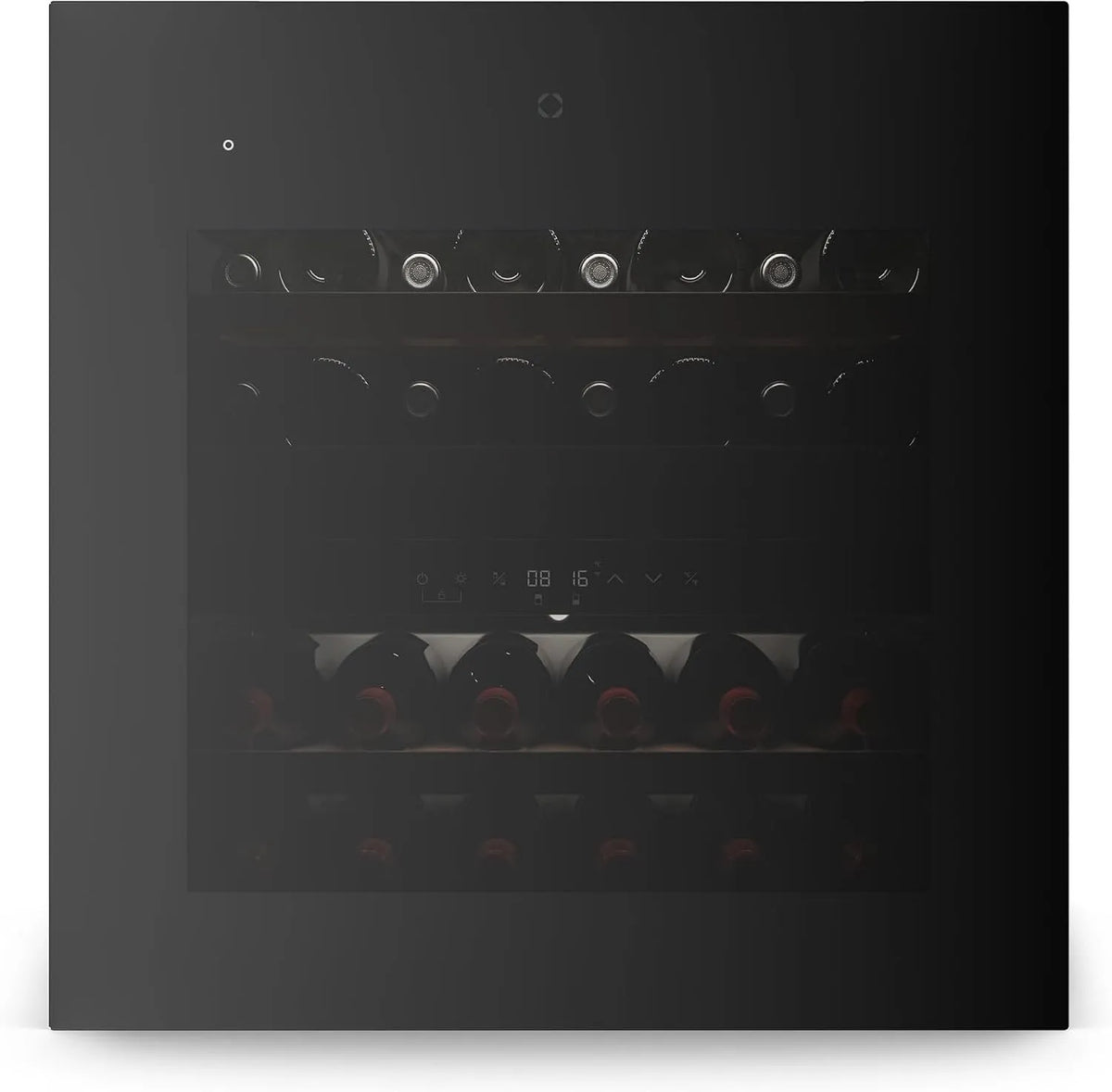 Klarstein Cantinetta vino, 36 bottiglie, 2 fuochi, 5 a 22 °C, 41 dB, da incasso, touch, LED, Porta UV, Klarstein Velaire Cantinetta per Vino Doppia