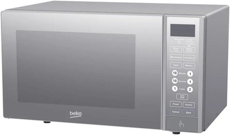 Beko MGF23330S Forno a microonde, 23 L, grill, argento, Digitale, Silver, Funzione Grill