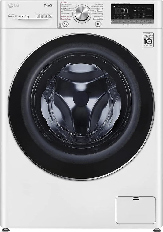 LG V7WD96H1A Lavasciuga, lavatrice, asciugatrice, libera installazione, bianco, LG V7WD96H1A vaske, t�rremaskine - fr