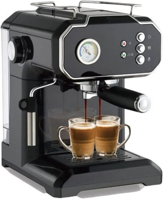 Prodotto schiumalatte, Macchine da caffè da incasso GaRcan Macchina per caffè espresso, 2 in 1, semiautomatica, con display della temperatura