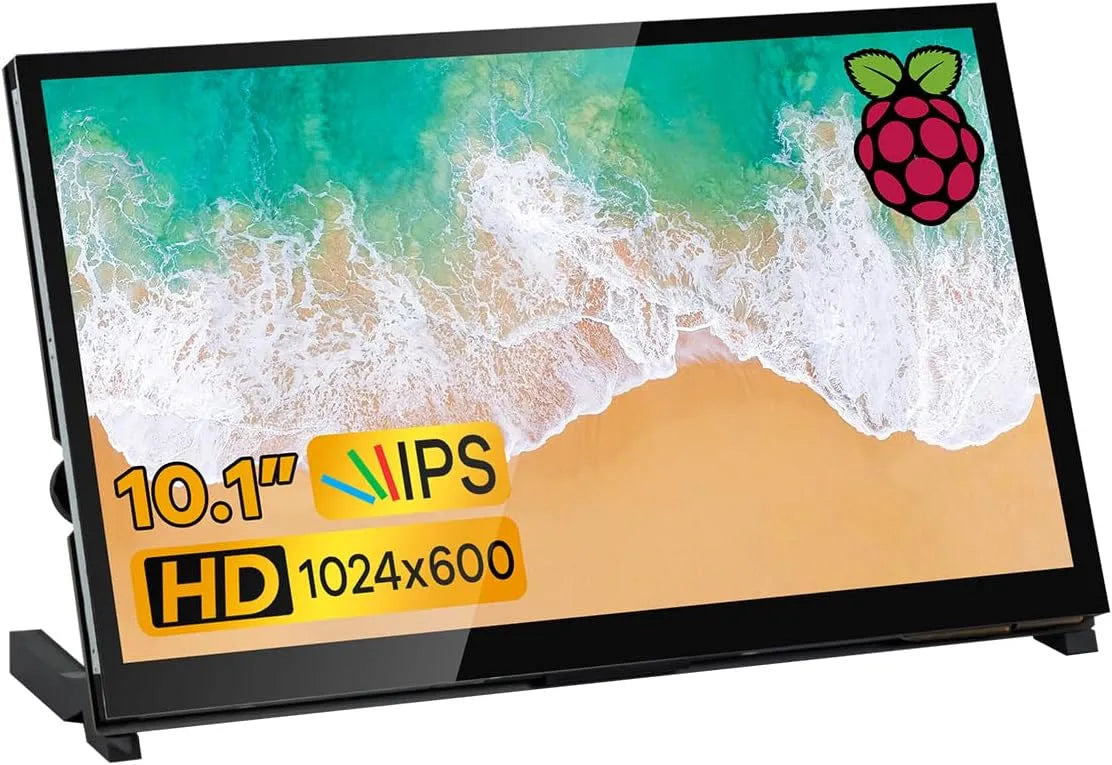 Monitor, 10, 1 pollici, 1024 × 600, touch, pannello IPS, HDMI, display LCD, nero, BB nero, Jetson Nano
