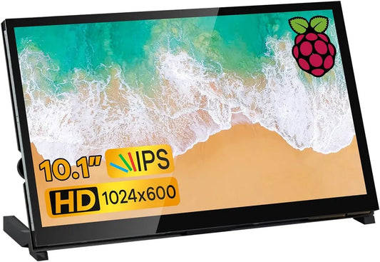 Monitor, 10, 1 pollici, 1024 × 600, touch, pannello IPS, HDMI, display LCD, nero, BB nero, Jetson Nano
