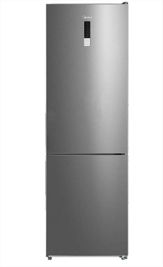 Frigorifero combinato, 60cm, Midea 310lt Mdrb424fge02oe, No Frost, acciaio inox, frigo con congelatore