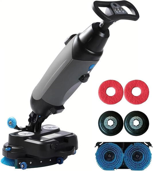 Lavasciuga, 45 cm, lavatrice, asciugatrice, professionale, doppie spazzole rotanti a 360°, efficienza di 1200 m2