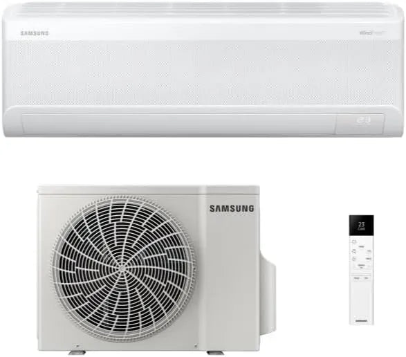 Samsung R32 AR60F18C1AWNEU+AR60F18C1AWXEU Condizionatore, Wi-Fi, SmartThings, 18000 BTU, WindFree Comfort S2, GAS, WiFi, Climatizzatore Monosplit in