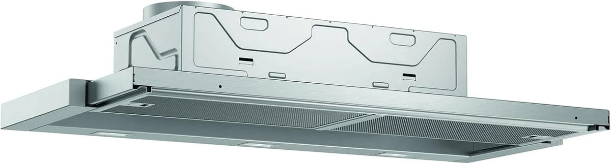 Bosch Copertura per schermo piatto serie 4, DFL094A51, 90 cm di larghezza, aria di trascinamento e di scarico, prodotto in Germania, EcoSilence Drive