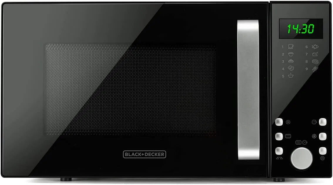 Black+Decker Forno a microonde, 23 L, nero